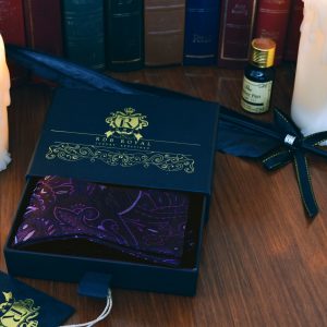 Čierny Hodvábny Paisley Fialový Motýlik Na Svadbu Alebo Ples
