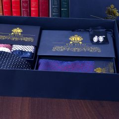 elegantný pánsky hodvábny set grand royal vreckovka hodvabny sal kravata pure luxury