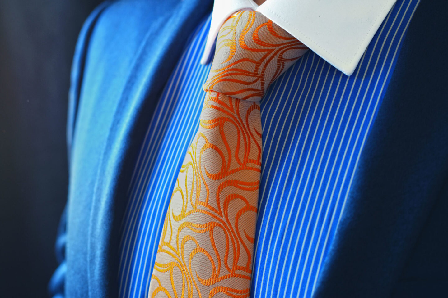 Ďalší pohľad: Silk Necktie, Ornamental, Orange