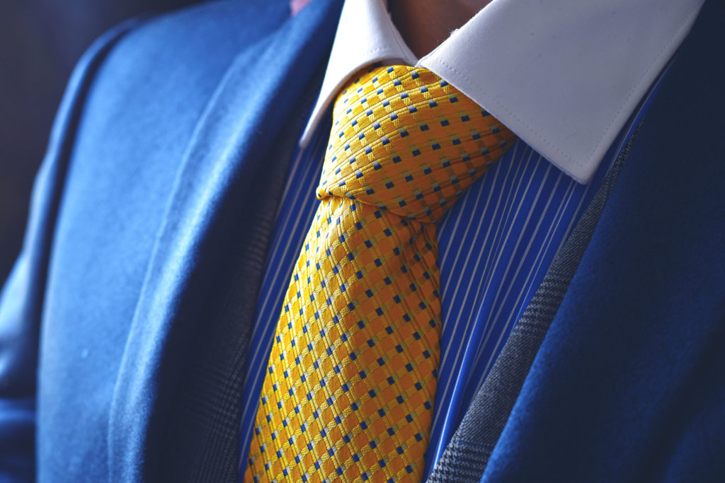 Detail produktu: Hodvábna Kravata, Diamant, Žltá