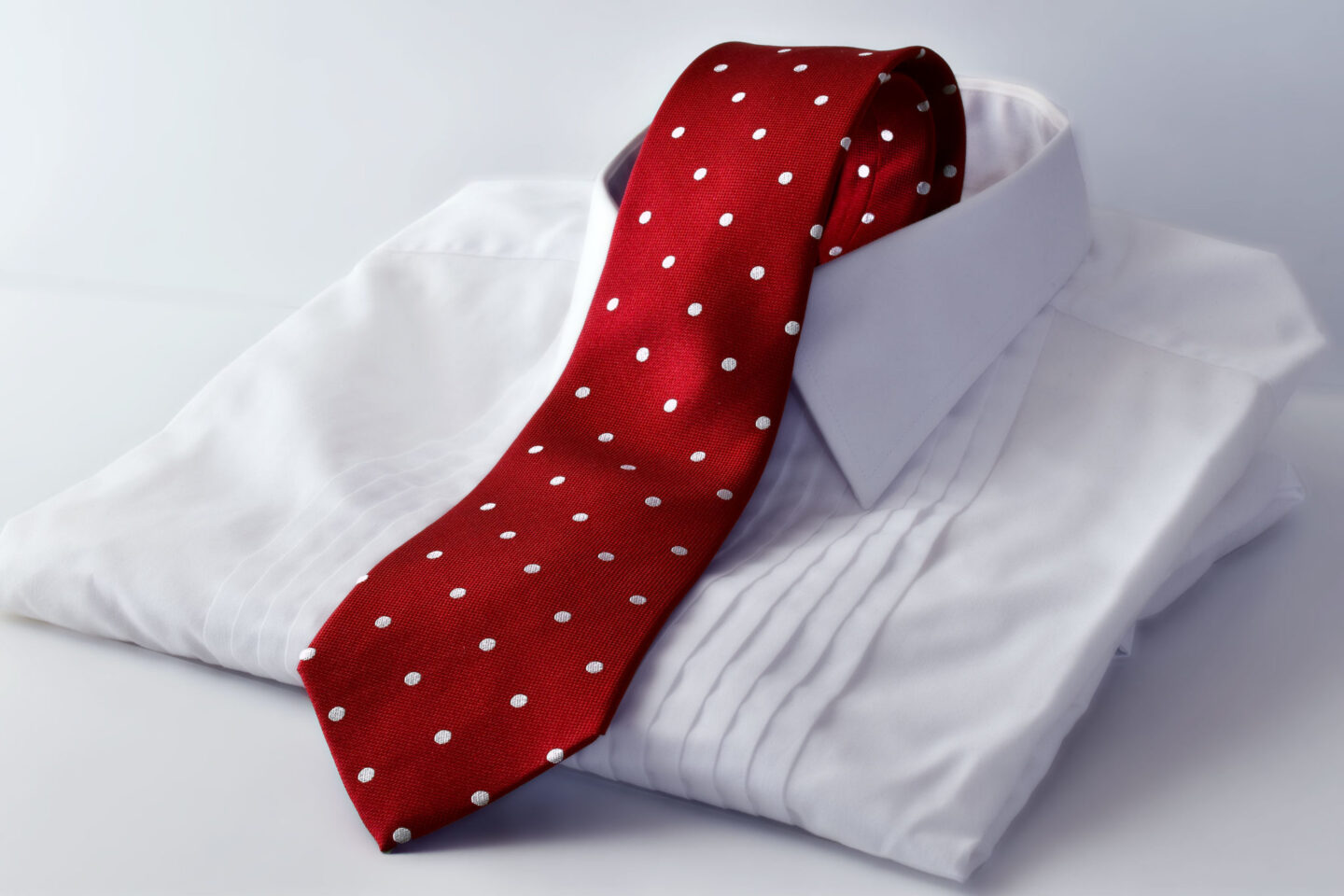 Ďalší pohľad: Silk Necktie, Pure Luxury Collection, Polka Dot, Red