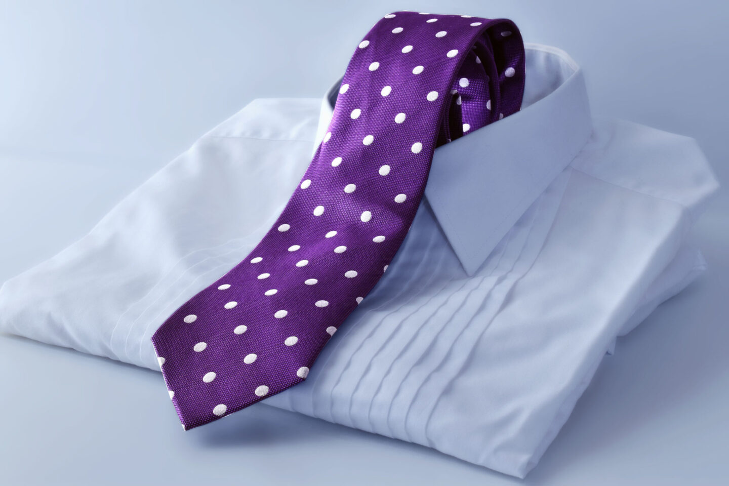 Ďalší pohľad: Silk Necktie, Pure Luxury Collection, Polka Dot, Purple