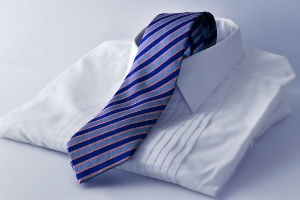 Detail produktu: Silk Necktie, Pure Luxury Collection, Striped, Blue and Pink