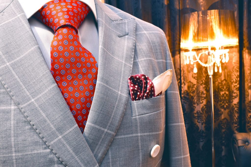 Detail produktu: Darčekový Pánsky Set - Červeno-Oranžový, Foulard, Pure Luxury Collection 2020