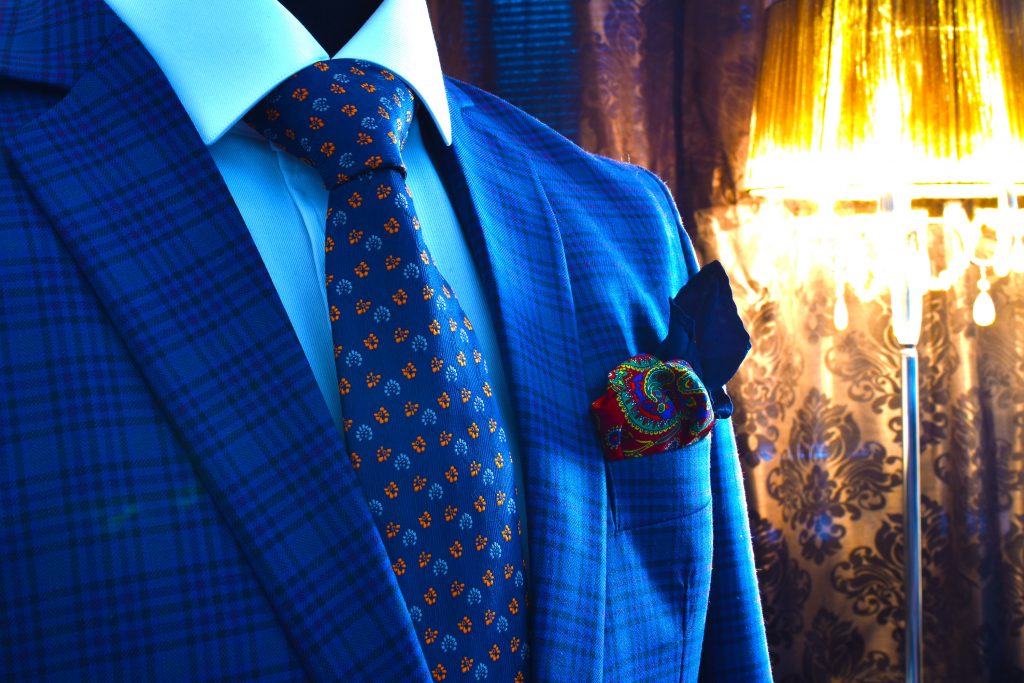 Detail produktu: Darčekový Pánsky Set – Modro-Červený, Paisley, Manchester